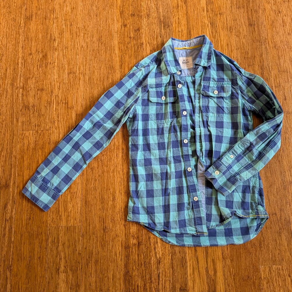 Mini Boden boys' button down shirt (ages 9-10)